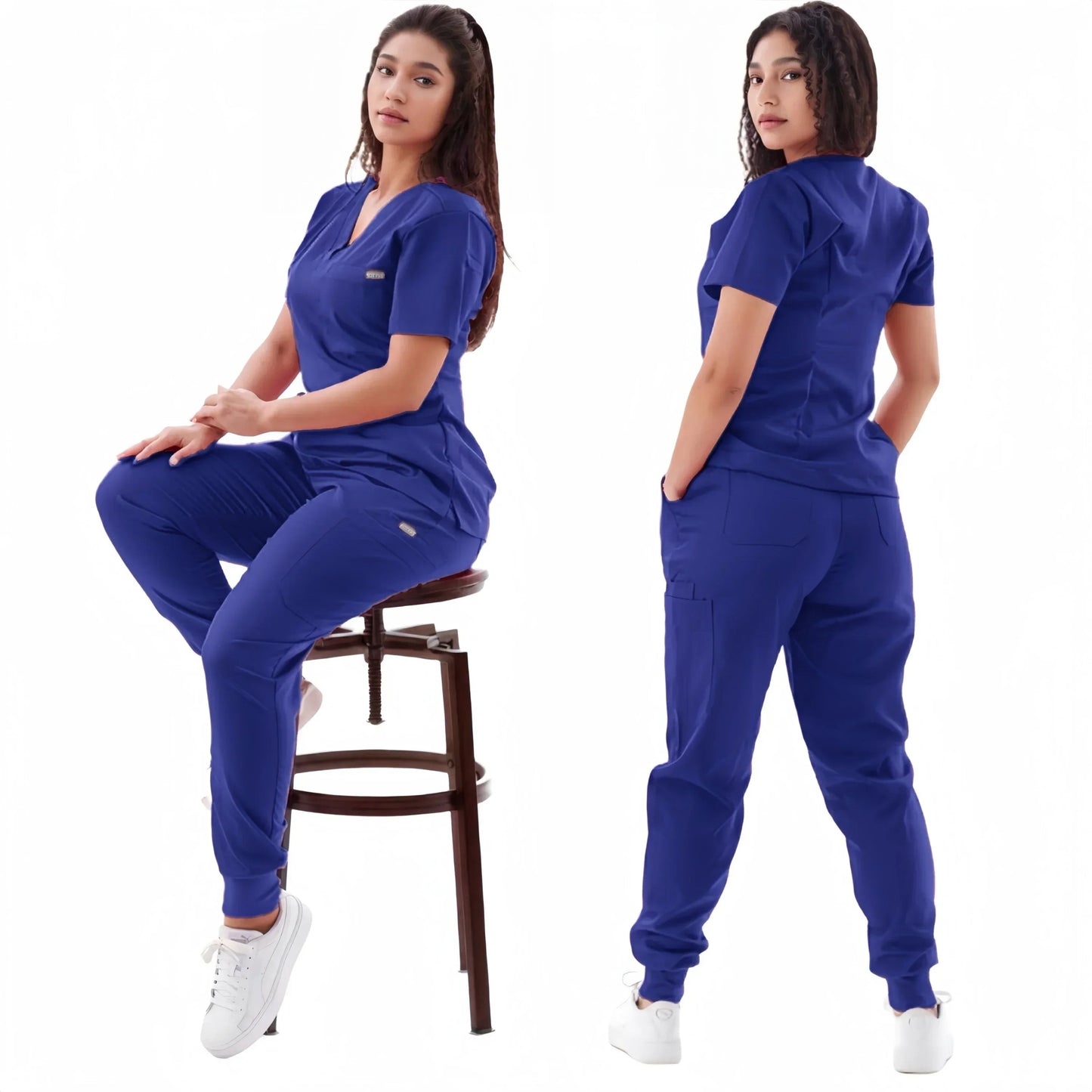 ArcaMed ColorRush™ V - Neck Jogger Scrub Set - ArcaMed