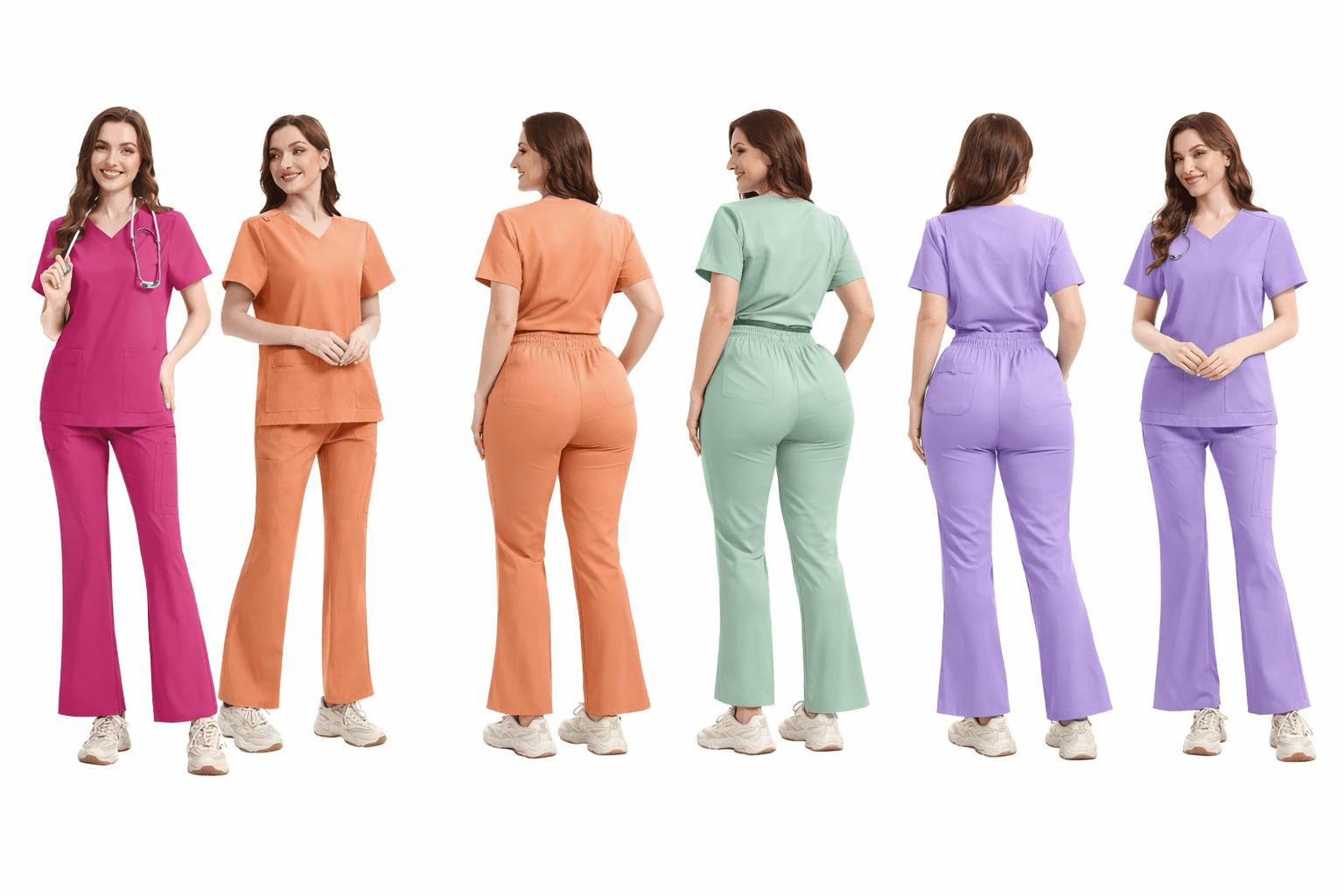 ArcaMed FlexFlare V - Neck Scrub Set - ArcaMed